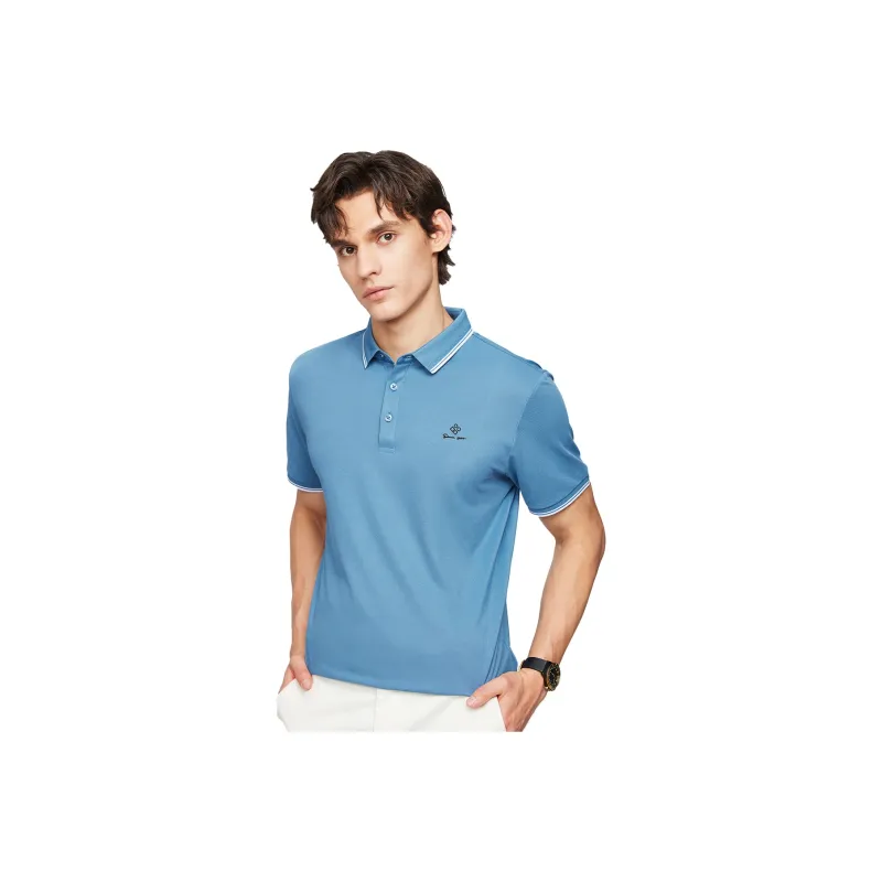 Red bean Polo Shirts Men-5