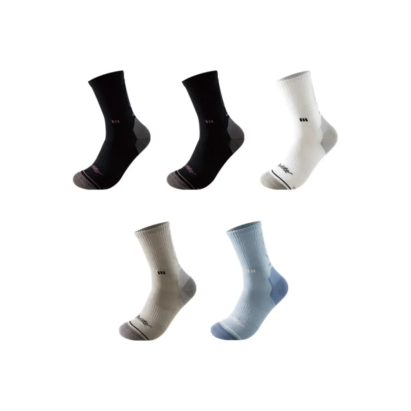 H YXIANG Mid Calf Socks Men's 5 Pack-20