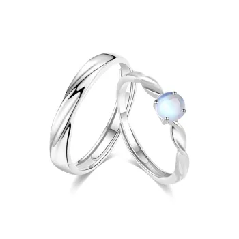 Master Kim Glass Cat Eye Open Ended Ring Unisex