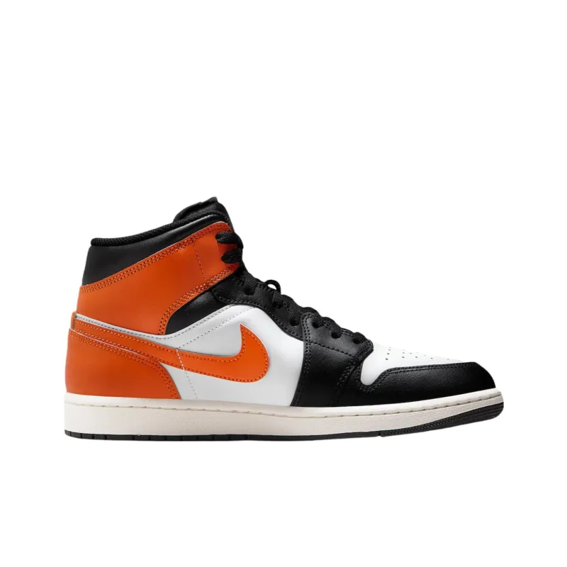 Jordan 1 Mid Black Toe Starfish-1