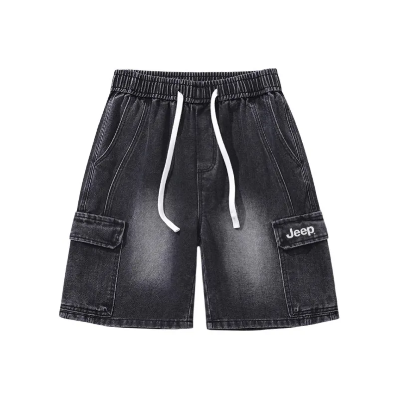 Jeep Pasture Horse Lifestyle Denim Shorts Unisex-7