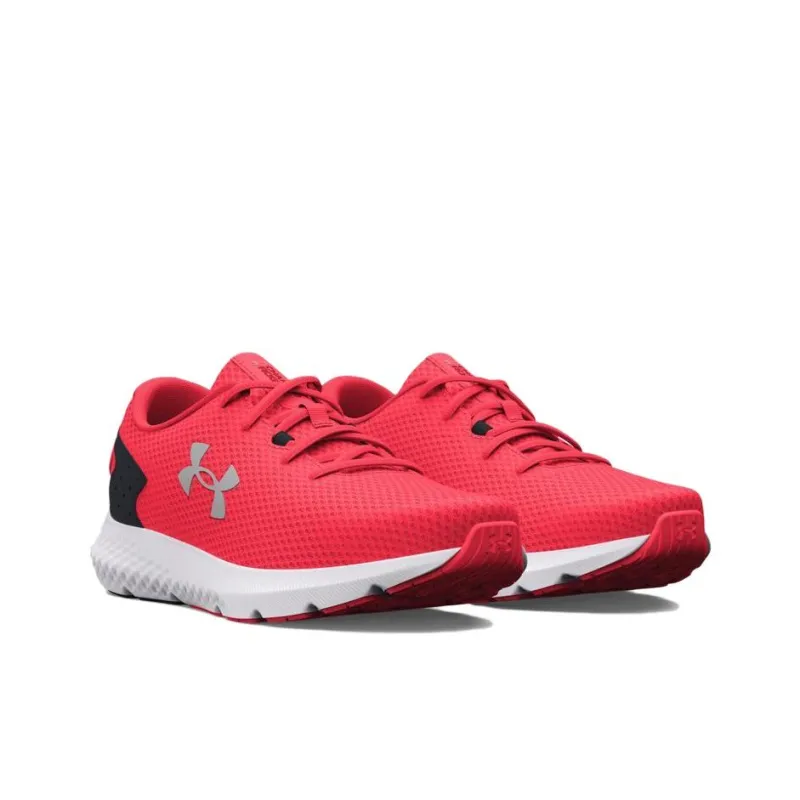 Under Armour Charged Rogue 3 Anti Slip Wear Resistant Low Top Running Shoes Men's Red-2