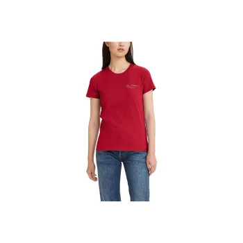 Levis T-Shirts Women's Red