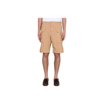 ASPESI Buttoned Straight-Leg Cargo Shorts