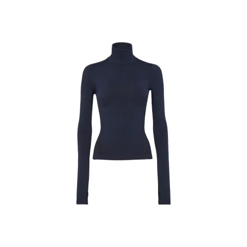 FENDI High-Neck Ribbed-Knit Ski Jumper