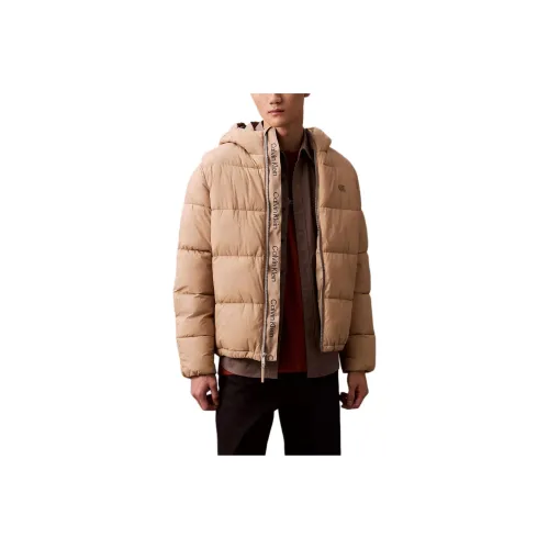 CALVIN KLEIN Puffer Jacket Men's Khaki