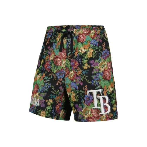 Pleasures X MLB Tampa Bay Rays Casual Shorts Men Black