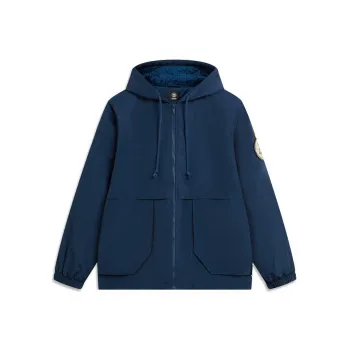 LiNing Sports Life Collection Puffer Jacket Men's Navy Blue