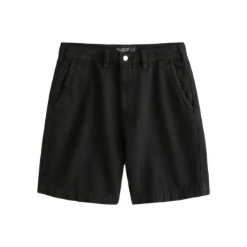 Abercrombie＆Fitch Denim Shorts Men's Black