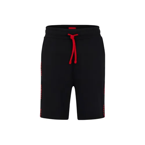 HUGO BOSS Sporty Logo tape Cotton Shorts
