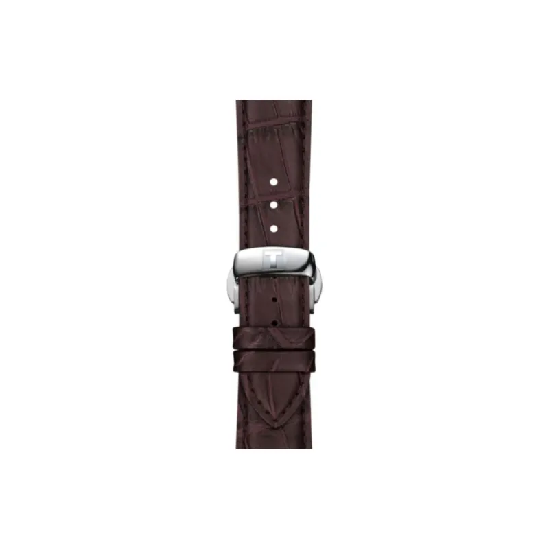 TISSOT Watch Band All Compatibility Cowhide Leather Material-0
