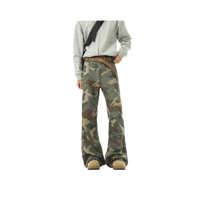 WKOOG Casual Pants Unisex Camouflage-0
