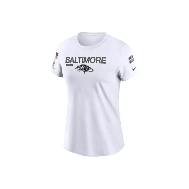 Nike Baltimore Ravens Salute To Service Legend Women's Nike Nfl T Shirt-0