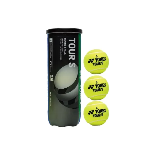 YONEX TOUR S Tennis Balls Nylon, Polyester, Wool Training Ball Yellow