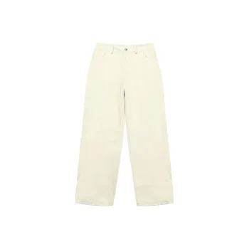 Makemore Casual Pants Men's Apricot White