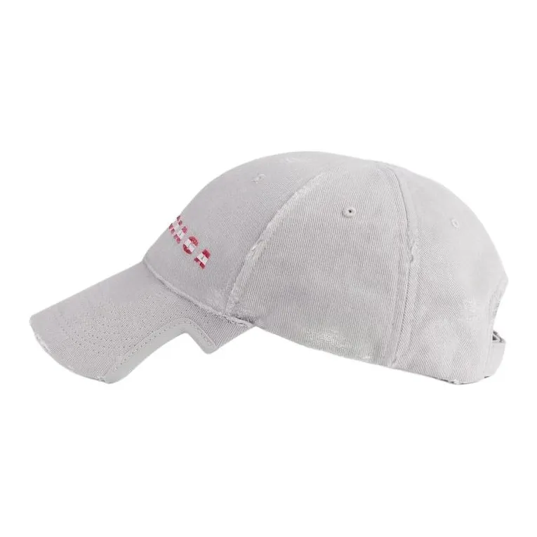 Balenciaga Cotton, Twill, Polyester Baseball Caps Men's White-4