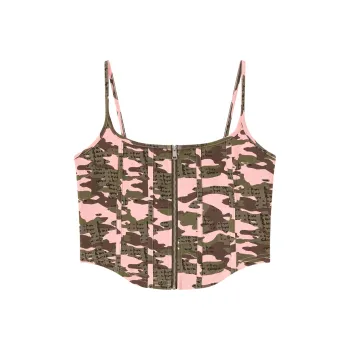 CHUU Tank Tops Women's Camouflage