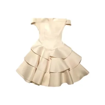 KENLY Short Sleeved Dress Women's White
