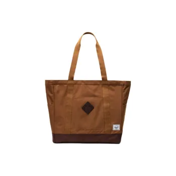 Herschel Recycled Material Tote Bag, Shopping Bag, Shoulder Bag Unisex Brown