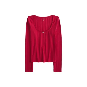 Hollister T-Shirts Women's Red