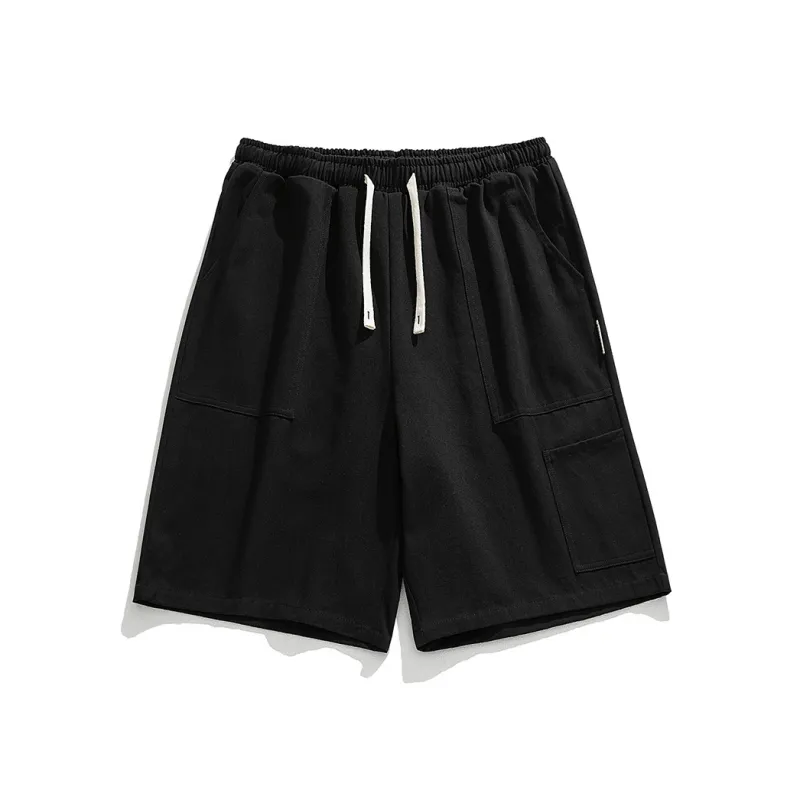 BAIJUAN Casual Shorts Unisex Khaki-4