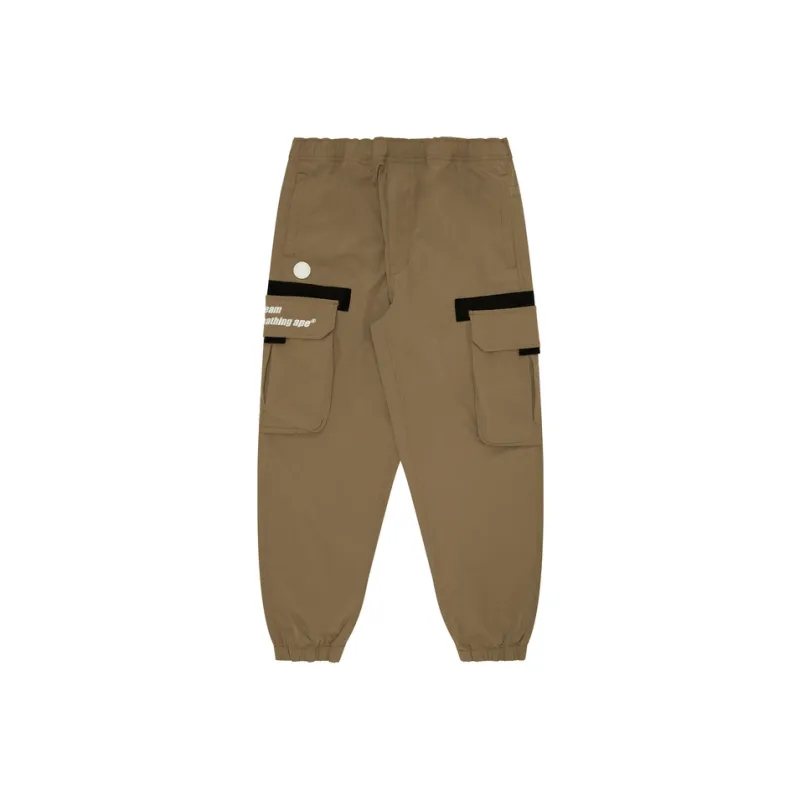 Aape Logo appliqué Tapered Cargo Trousers-0