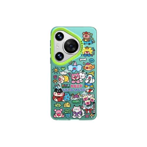 Marsfield Acrylic Material Magnetic Case Happy Graffiti Phone Cases Compatibility Huawei P70/60/50/40PRO