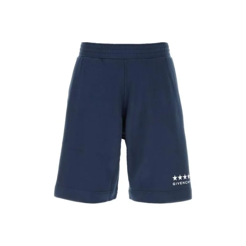 Givenchy Logo Printed Elasticated Waist Shorts-0
