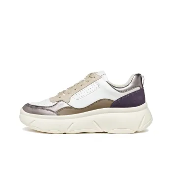 GEOX Nebula 2.0 X Abrasion Resistant Low Top Casual Shoes Women's White