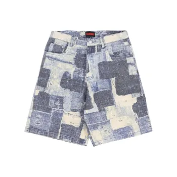 PLEASURES Boro Baggy Jorts