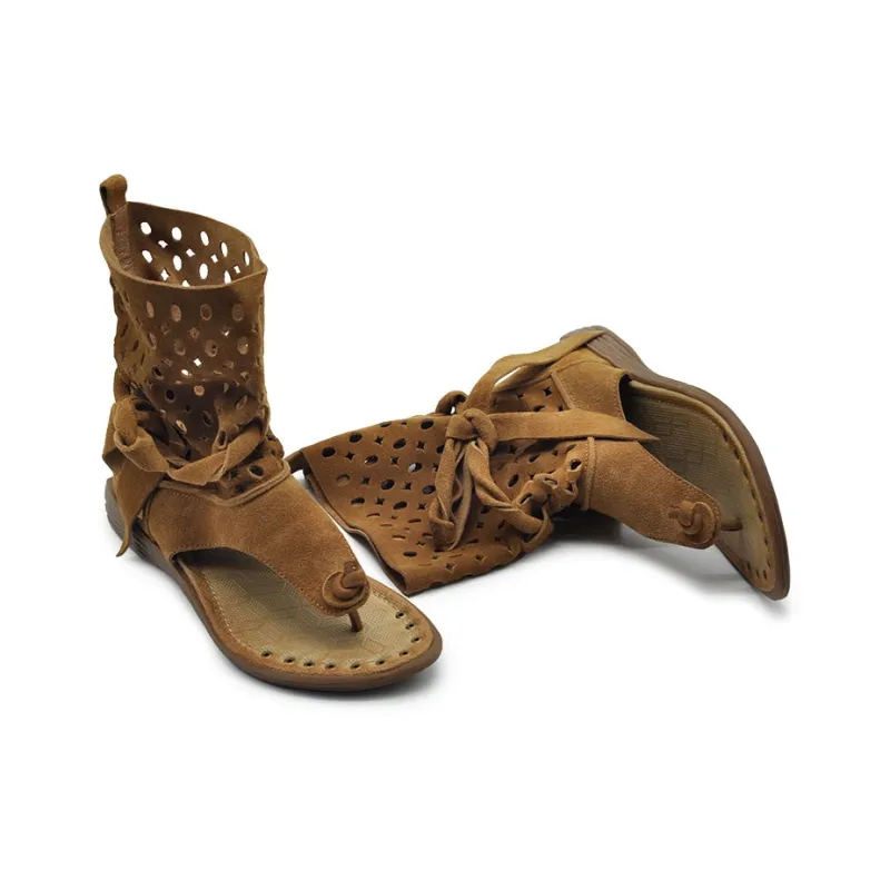 ARTMU Roman Sandals Women's Camel-4
