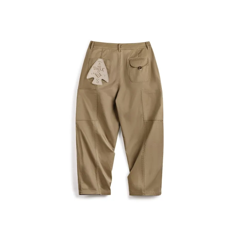 MADEN Casual Pants Men Khaki-1