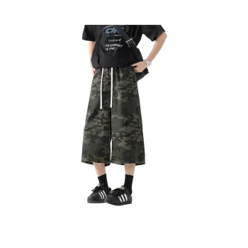 EOOVEN Denim Shorts Unisex Camouflage