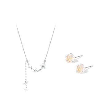 BLANK IN BLANK Sterling Silver Necklaces Women's Love Confession Box