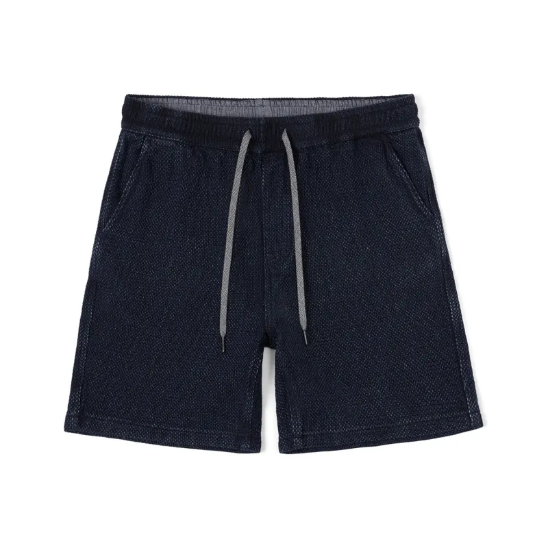 SIMWOOD Denim Shorts Men's Washable Vintage Blue-0