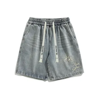 RICE NINE TEN Denim Shorts Unisex