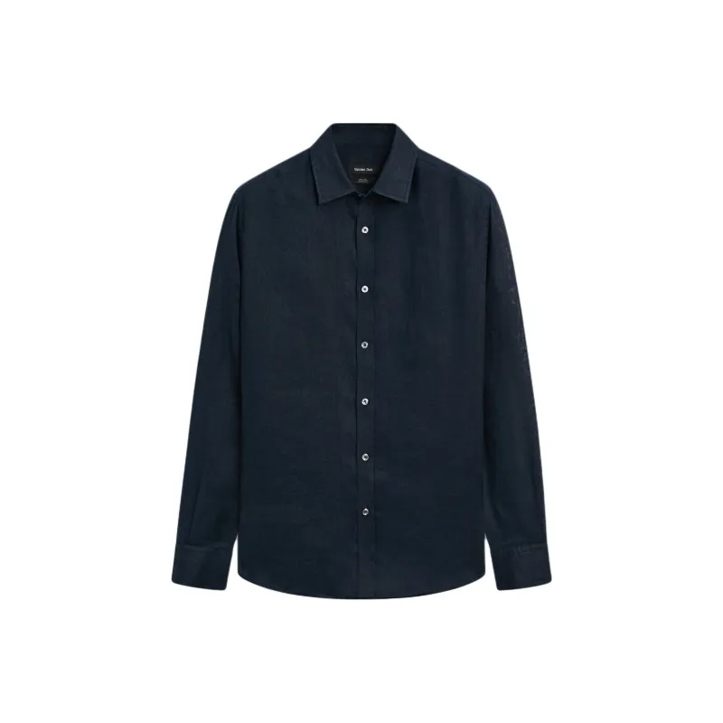 Massimo Dutti Shirt Men's Dark Blue-0
