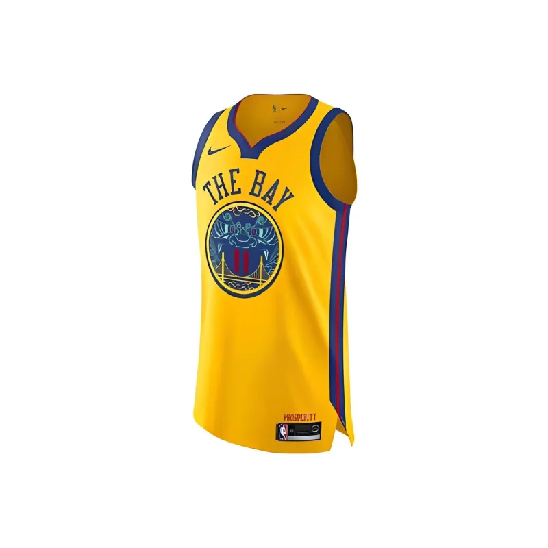 Nike Basketball Jersey Men's Yellow-0