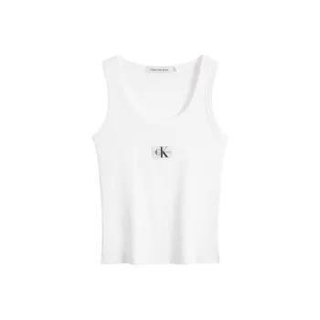 CALVIN KLEIN Tank Top Women's Moon White