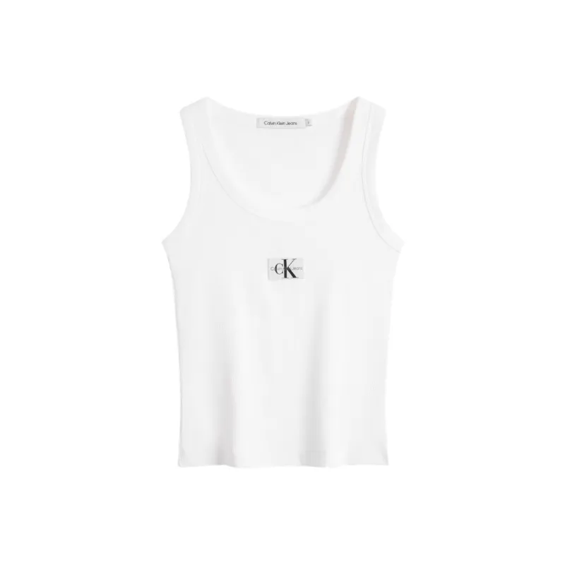 CALVIN KLEIN Tank Top Women's Moon White-0