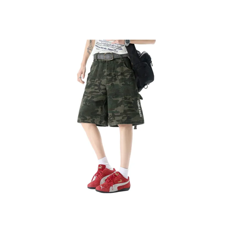 CHARLIE GOLF Denim Shorts Unisex-4