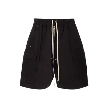 RICK OWENS Cargobela Cotton Bermuda Shorts