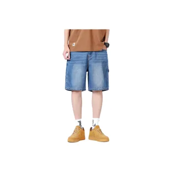 JASONWOOD Cowboy On The Run Denim Shorts Unisex Blue