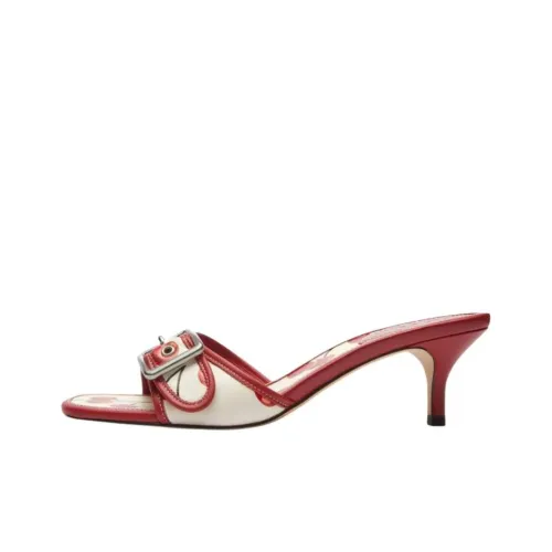 COACH Margot Slide Slippers 5.7cm Women's Red