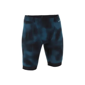DECATHLON NABAIJI BlackTurquoise Orange JAMMER AQUARESIST Swimming Shorts Men's Black/Fluorescent Red