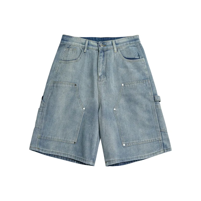 SWAMP AREA Denim Shorts Unisex-5