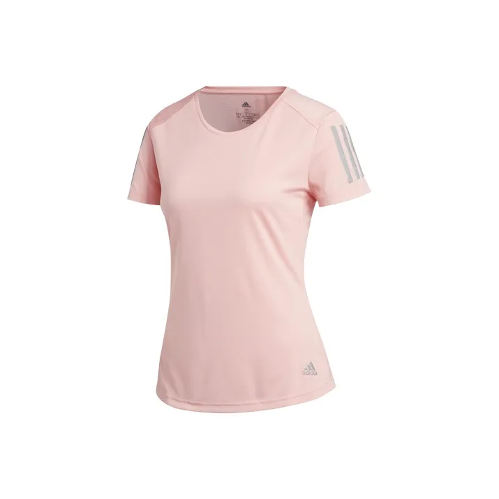 Adidas Set in Sleeve T Shirt Women's Pink-0