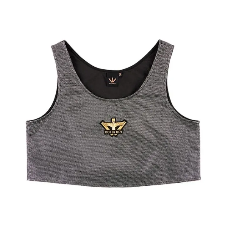 BOY BY BOY Tank Tops Women's Silver-0