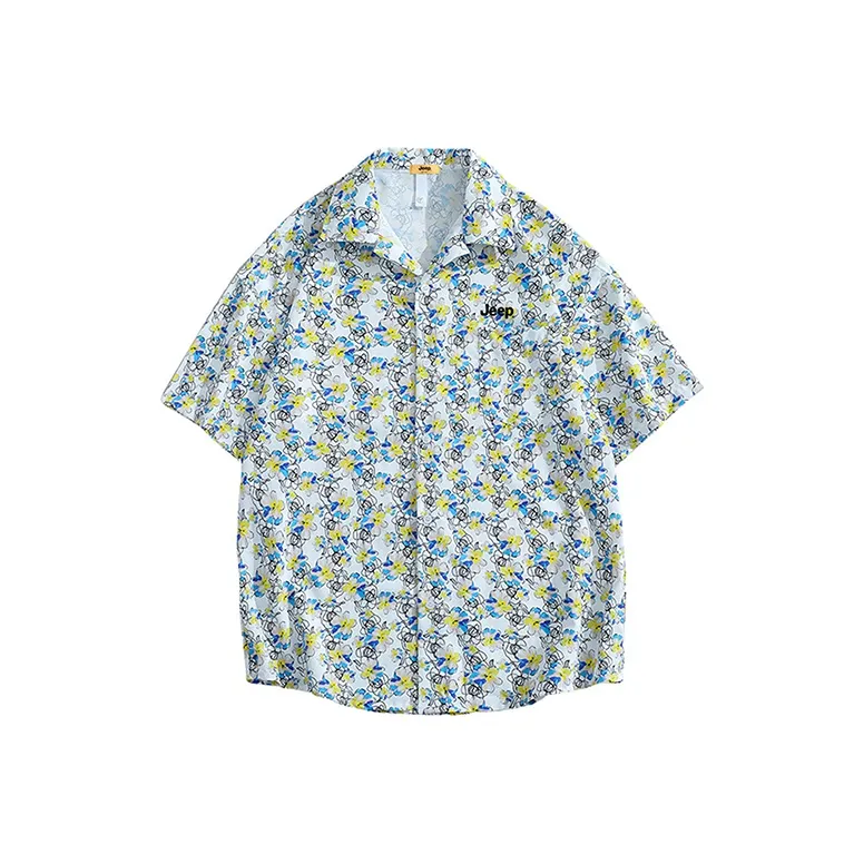 Jeep Short Sleeved Shirt Unisex Pataya Yellow-2