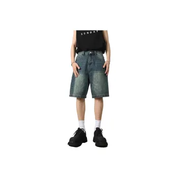 KVIV Denim Shorts Men's Vintage Blue 